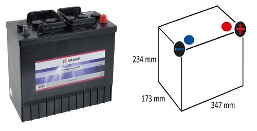 Baterie 12v 110ah 680a kramp - KRAMP [610047068KR]