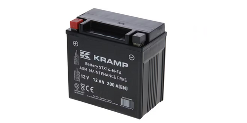 Battery 12v 12ah 200a closed kramp - KRAMP [SBA1212200KR]