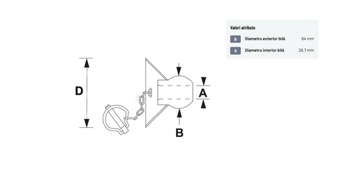 Bila tirant lateral categoria 3 2 - Vapormatic [VLE6120]