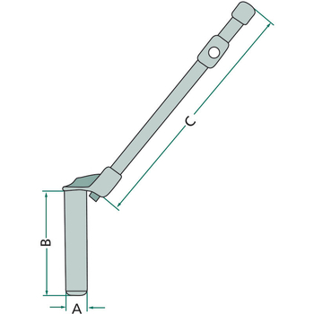 Bolt cuplare - 31x150/350, maner drept - GRANIT [20013082]