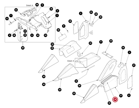 Capac lateral stg - Olimac [DR14160]