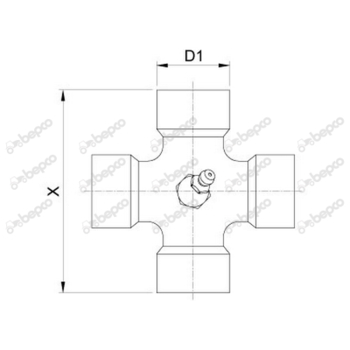 Cruce cardanica - 19x52,1 - Bepco [67/5020-5]