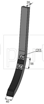 Dalta ptr Focus, diamant / hardface  - iQ parts [CH000049DH]