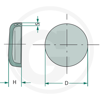 Dop antiinghet 12 - GRANIT [485443 12]