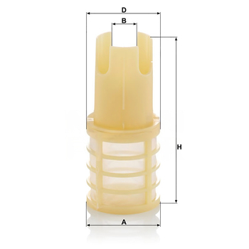 Filtru combustibil - MANN-FILTER [PU 5005]