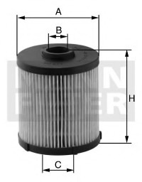 Filtru combustibil - MANN-FILTER [PU 831 x]