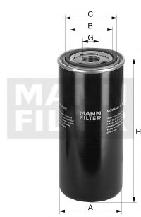 Filtru hidraulic - MANN-FILTER [W 1245/3 x]