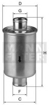 Filtru hidraulic - MANN-FILTER [W 76/1]