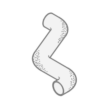 Furtun - admisie, 102x1077 - excavator pe senile RH - CNH Industrial [3003266]