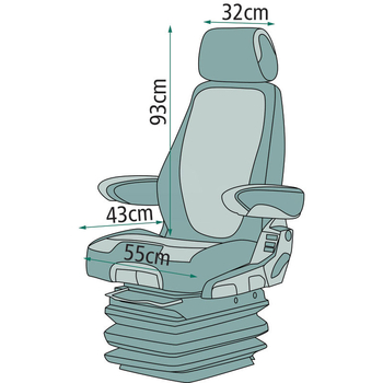 Husa scaun - pentru Grammer Actimo - GRANIT [24000131]