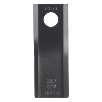 Lama cositoare - dreapta, 122x45x4, Ø18,25mm - Claas / John Deere / Kuhn / New Holland - KRAMP [56451300KR]