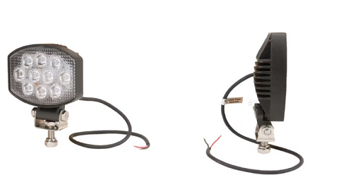 Lampa de lucru led 15w 1900lm ovala 10 30v 120x38x80mm tip flood 10 led uri kramp - KRAMP [LA10020]