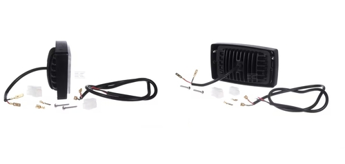 Lampa de lucru led 27w 3375lm dreptunghiulara 10 30v alba 182 5x48x101 5mm tip combo mufa amp 18 led uri kramp - KRAMP [LA80300]