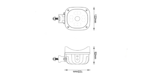Lampa de lucru led cu camera - KRAMP [CAS66090KR]