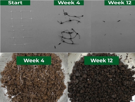 Plasa balotat biodegradabila - Natures 122cm x 1219m edge to edge - CNH Industrial [402-001509]