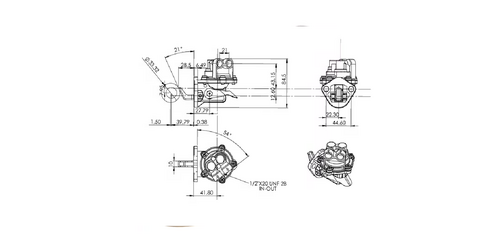 Pompa combustibil potrivita pentru motor perkins - KRAMP [2641A063KR]