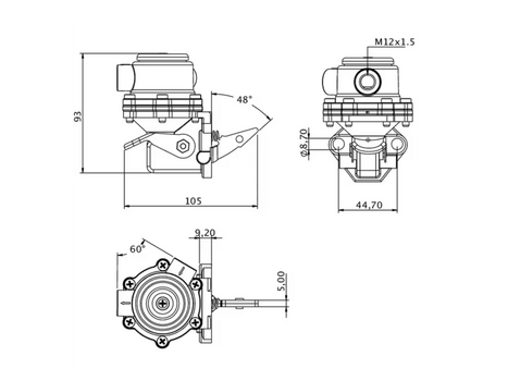 Pompa combustibil potrivita pentru new holland - KRAMP [4757883KR]