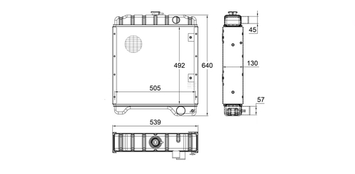 Radiator cnh - KRAMP [104753A1N]