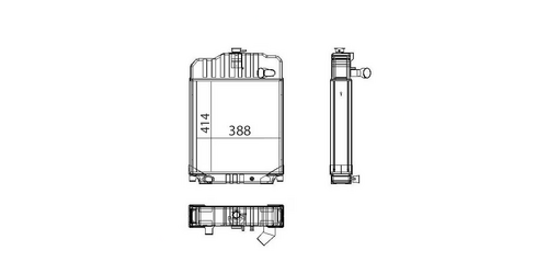 Radiator - KRAMP [133153001N]