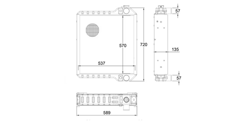 Radiator - KRAMP [135691A3N]