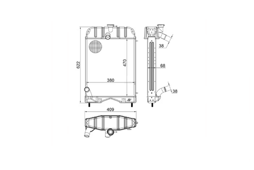 Radiator - KRAMP [1660499M92N]