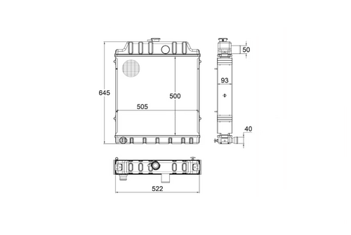 Radiator - KRAMP [1695721M2N]