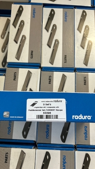 Set cutite tocator paie - zimtat, torsionat, durificat (3 perechi) - Schumacher [53396]