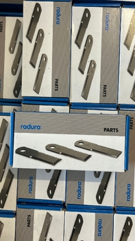 Set cutite tocator paie - zimtat, torsionat, durificat (3 perechi) - Schumacher [53396]