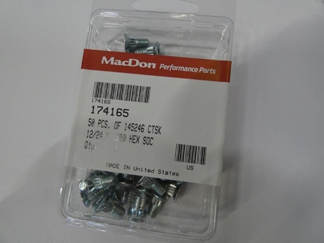 Surub cap inecat 90 inb  12-24 NC x 0,5in (50buc) - MacDon [174165MD]