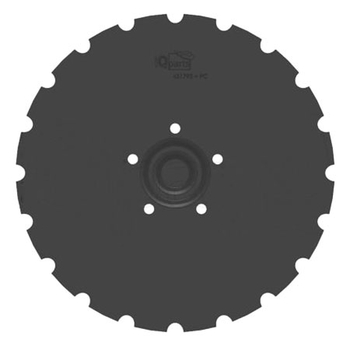 Taler disc plat crestat 370x5  - iQ parts [CV300011]