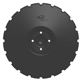 Taler disc - concav, crestat, 450x5  - iQ parts [CV300012]