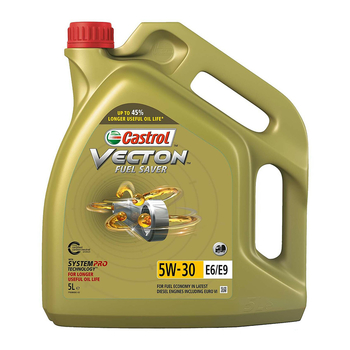 Ulei motor - Vecton Fuel Saver 5W-30 E6/E9, 5 l - Castrol [15F43A]