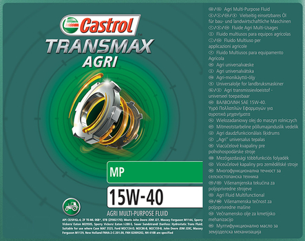 Ulei STOU - Transmax Agri MP 15W-40, 208l - Castrol [15BF80]