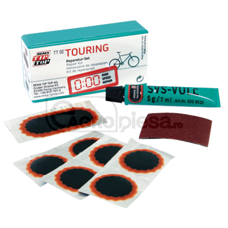 Kit vulcanizare TT02 Touring ptr biciclete - Tip Top [5005060100]