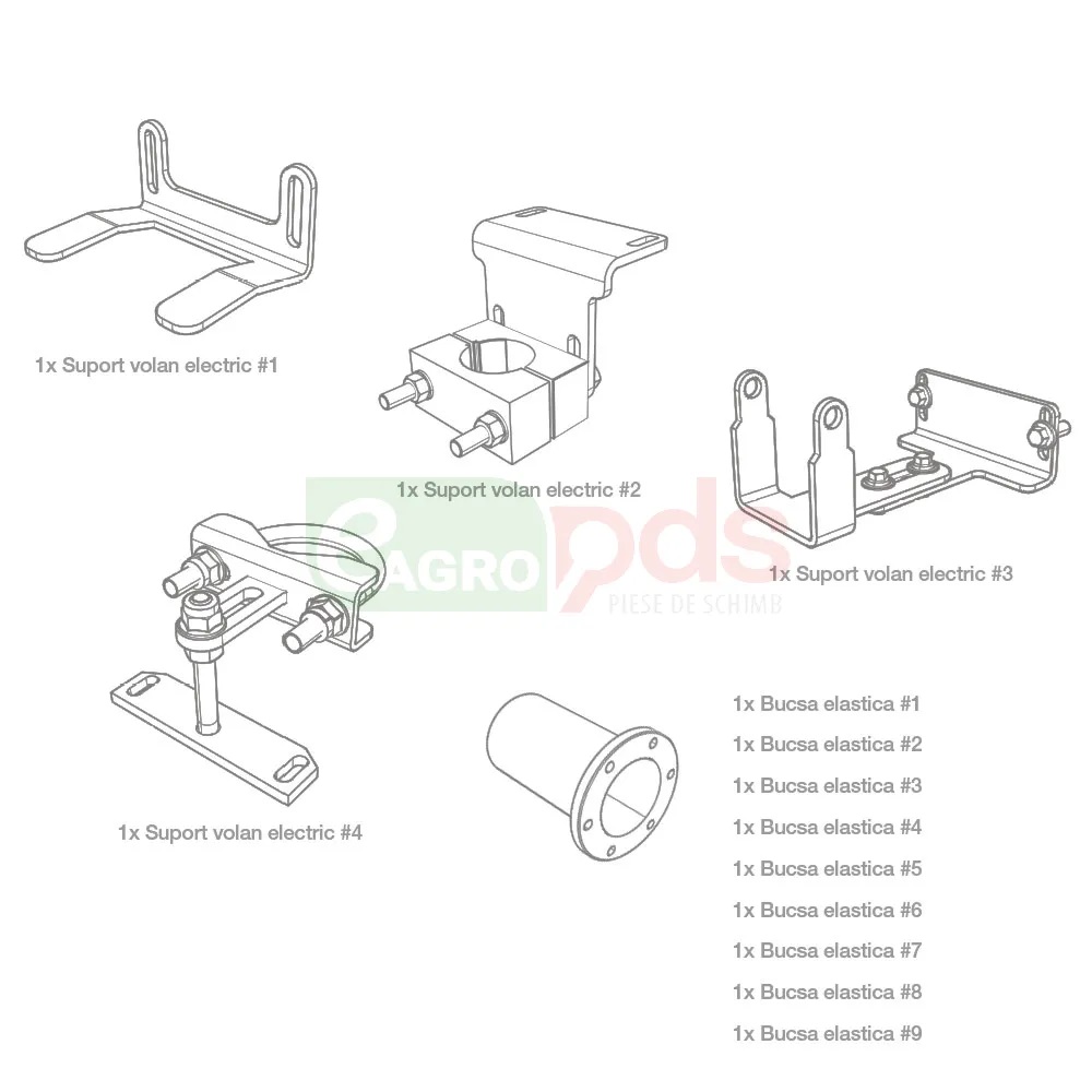 Kit accesorii - sistem autoghidare FJD AT2 - FJDynamics [AK1100B]