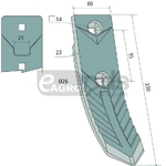 Varf brazdar - Delta Flex, forjat - GRANIT - [19415057]