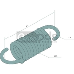 Arc tractiune - 28x61x2,5, ptr Vaderstad Tempo - GRANIT - [36020312]