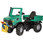 Utilaj forestier cu pedale Unimog Forst 130x73x54cm (3-8ani) - Rolly Toys [600038206]