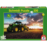 Puzzle, tractor john deere 6150r cu vidanja, 200 de piese - Schmidt [60056145]