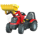 Tractor cu cu incarcator trac premium, cu cutie cu 2 viteze si frana - Rolly Toys [600651016]