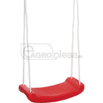 Balansoar din plastic, sarcina max. 60 kg, cablu poliester 10 mm, rosu, reglabil pana la ca. 180 cm, usorstabil, testat tuv/gs - Happy People [60099020]