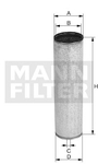 Filtru aer secundar - MANN-FILTER - [CF 16 158 z]