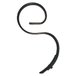 Dinte arc cultivator - cu dalta, 32x10x540mm - KRAMP - [CP50]