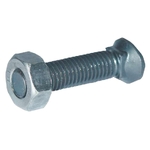 Surub plug - cap conic, M10x45, cl8.8, cu piulita - KRAMP [CP704P025]