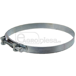 Colier furtun - 111-125 mm, cu surub, dublu zincat alb - GRANIT [4050465022]