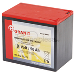 Baterie uscata Zn/C 9V 90Ah 185x125x160 ptr aparat gard electric - GRANIT [580602]