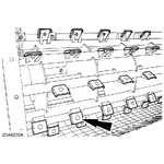 Kit placi uzura - separator rotativ - combina New Holland - CNH Industrial - [84030181]
