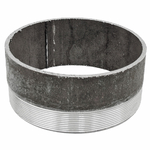 Niplu tubular - filet ext 6in, L70mm, otel negru - GRANIT - [4050220211]